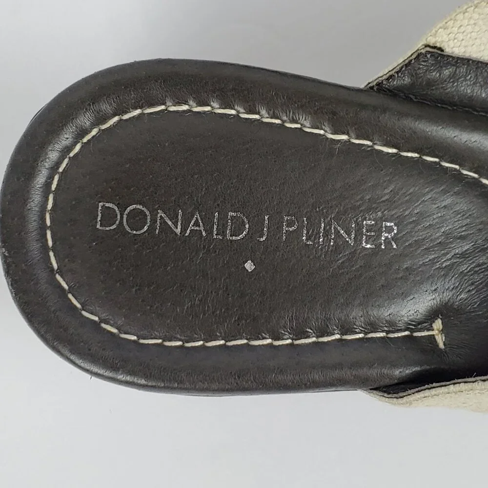 Donald J Pliner Shina Slip-On Slide-On Platform Wedge Sandals Size 8M